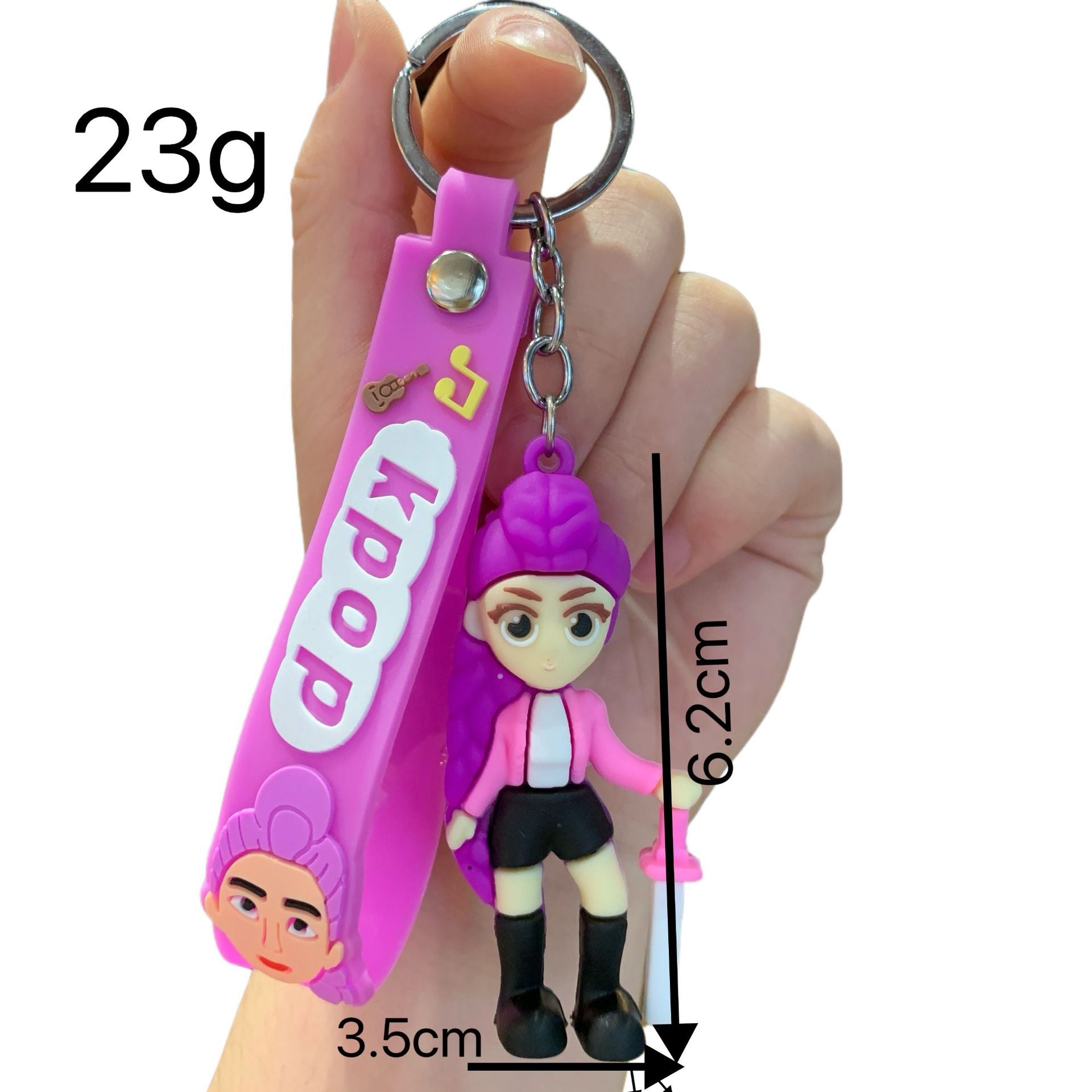 Wholesale KPOP anime pvc keychain