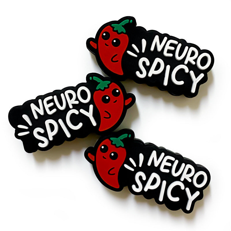 Wholesale 10pcs Cartoon Chili Focal Beads DIY Bead Accessories ACC-BDS-WDX104