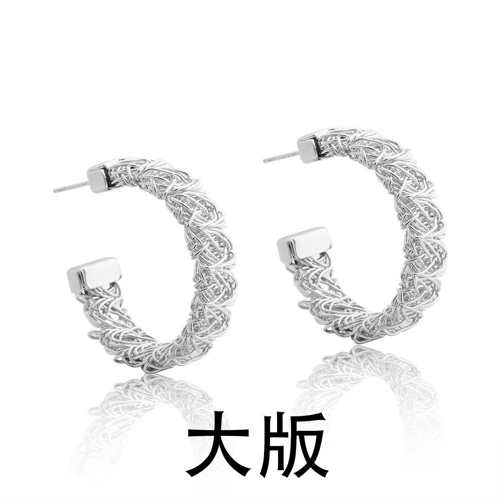 Wholesale Braided wire wrapped earrings