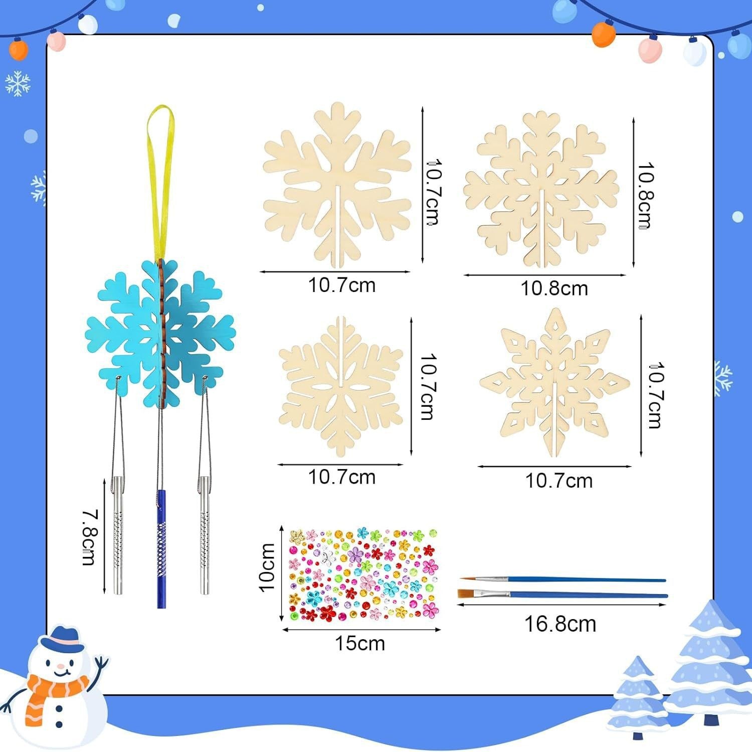 Wholesale  butterfly wind chime diy handmade material bagit