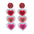 Wholesale Valentine's Day  Lover Text Acrylic Earrings