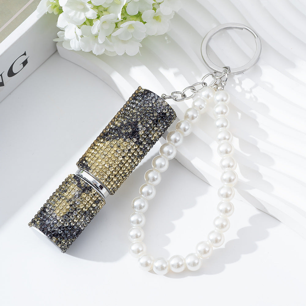 Wholesale  Diamond-Encrusted 5ml Creative  Keychain