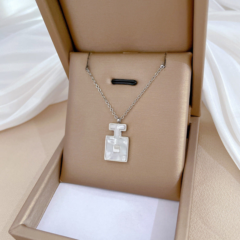 Wholesale Titanium Steel Geometric Planet Necklace Clavicle Chain Choker Necklace ACC-NE-LiGe022