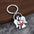 Wholesale Saint wings Angel metal key chain