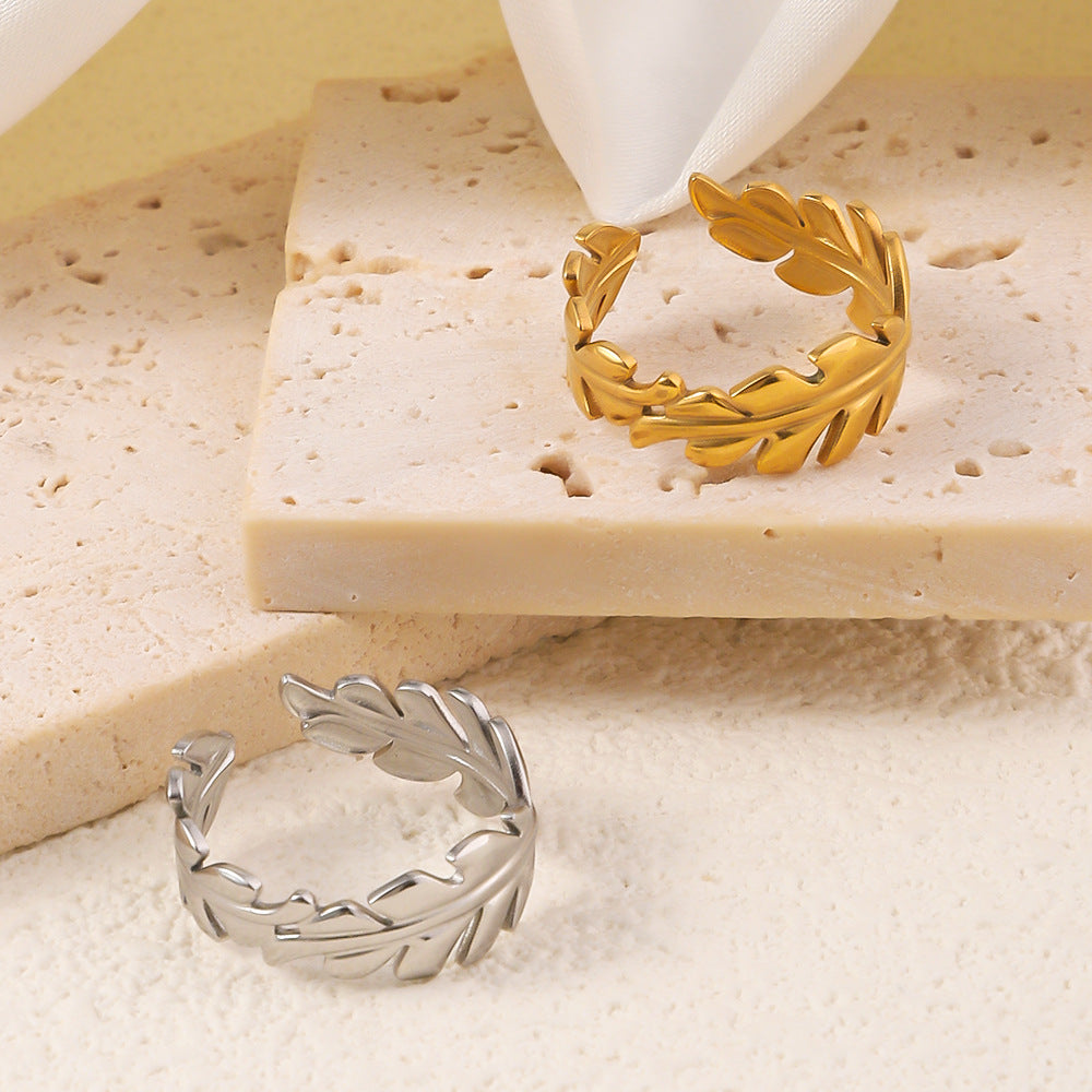 Wholesale titanium steel open rings