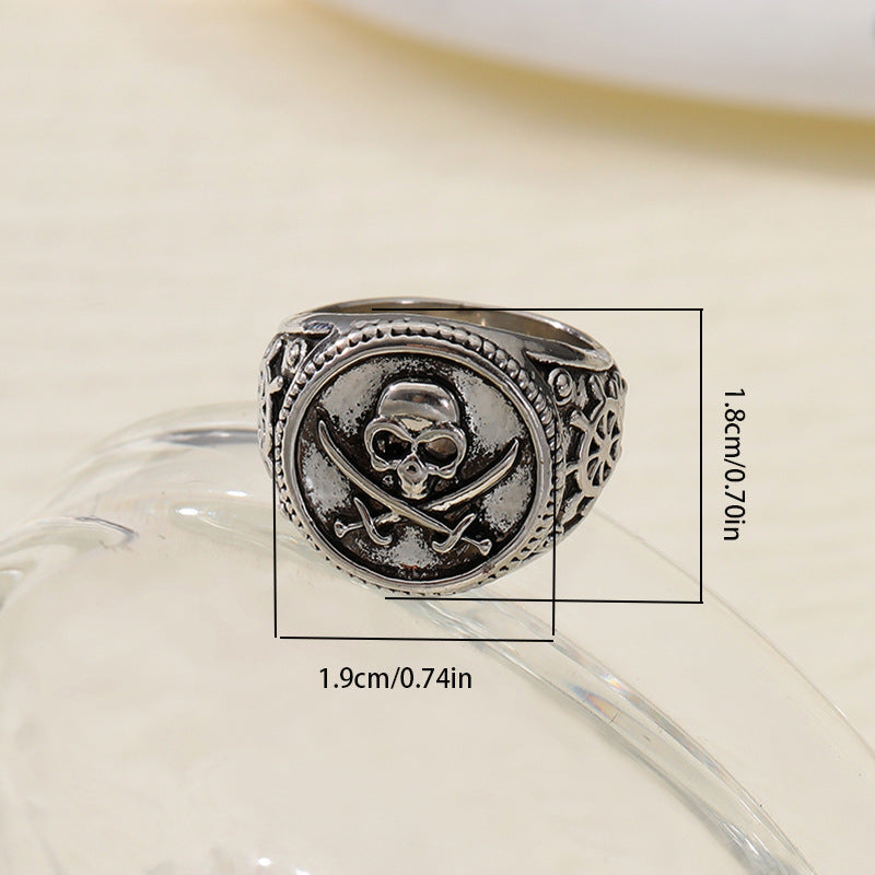 Wholesale  Personalized Pirate Skull Ring