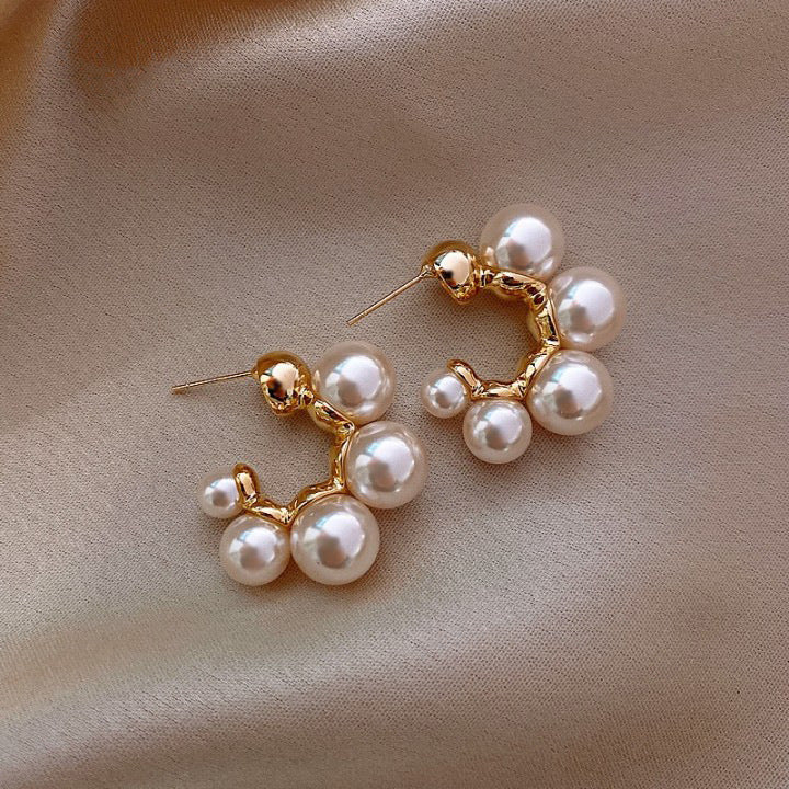 Wholesale Zircon Pearl Earrings Vintage Earrings ACC-ES-Huiih001