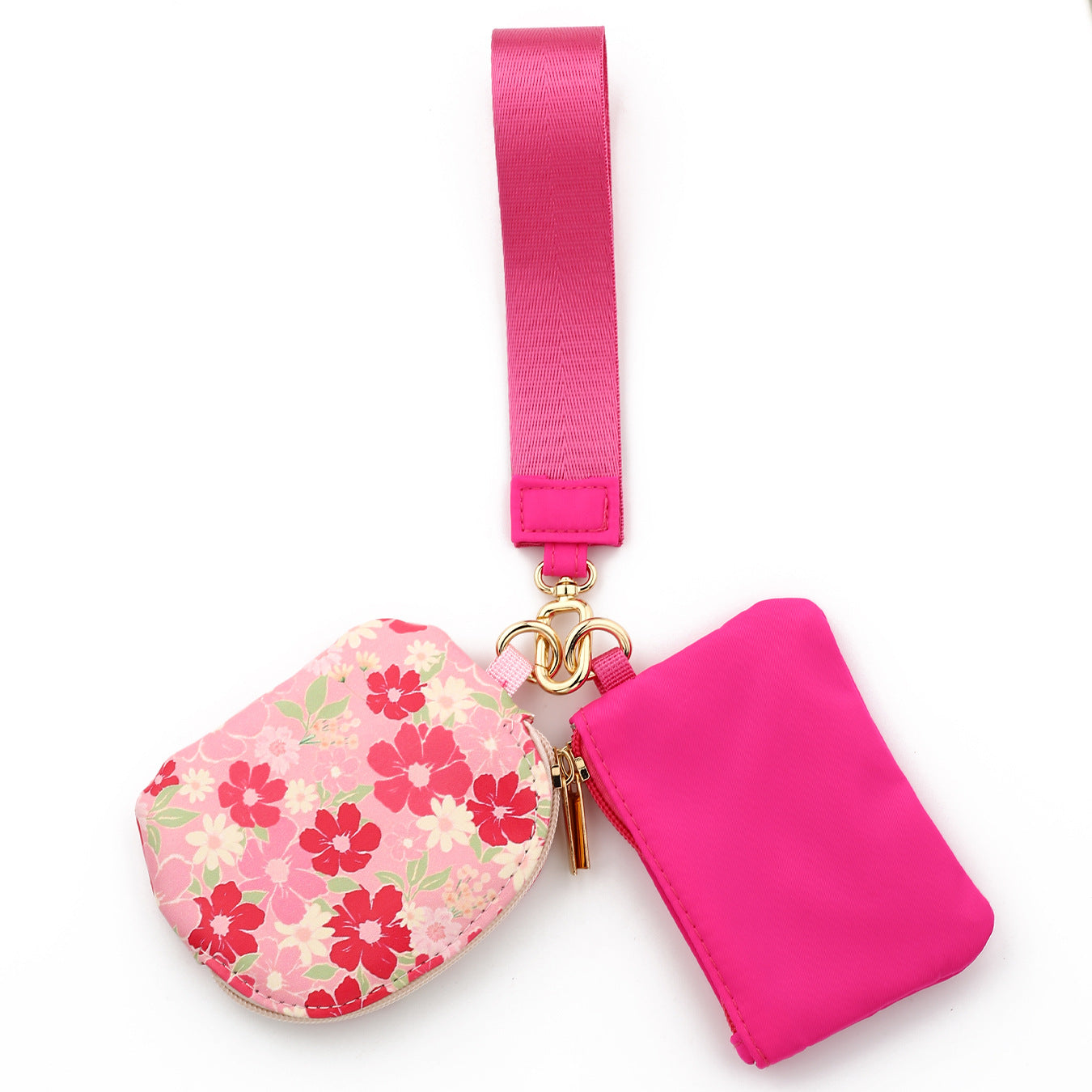Wholesale multi-functional waterproof nylon wristlet Wristlet Keychain