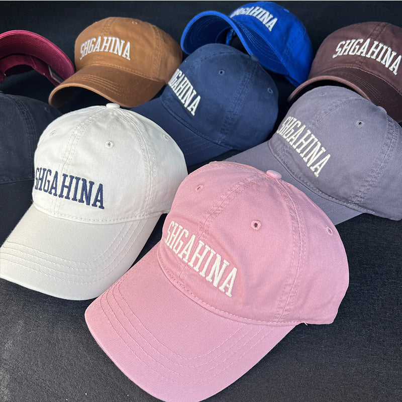 Wholesale Dried Rose Pink Letters Embroidered Baseball Cap ACC-HT-Yizhan003