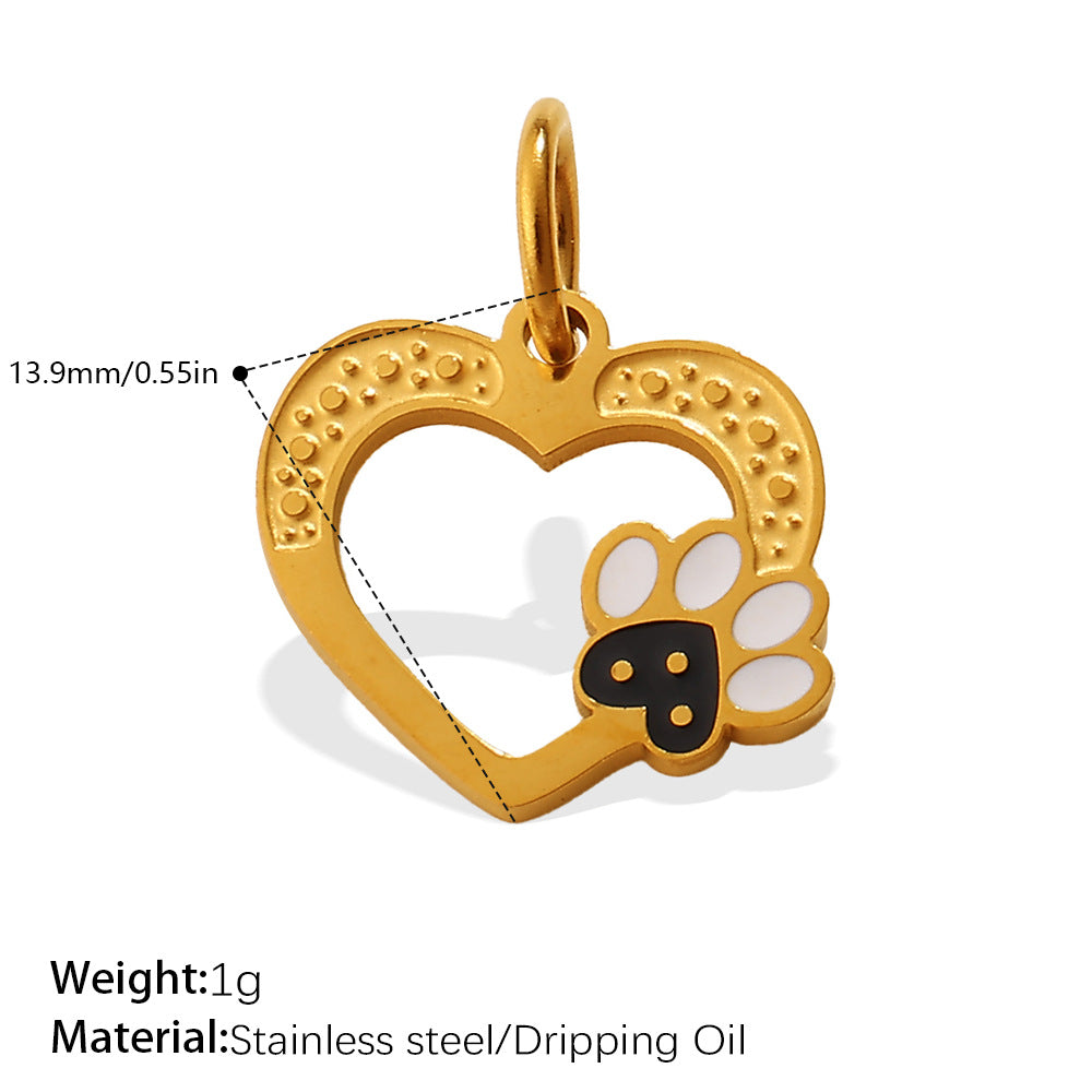 Wholesale Retro Elegant Style DIY Star and Moon Phase Diamond Charms for Jewelry