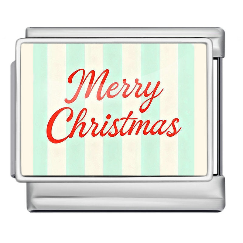 Wholesale  Italian Charm Bracelet 9mm DIY Christmas Series Picture Creative Stainless Steel Composable Bracelet