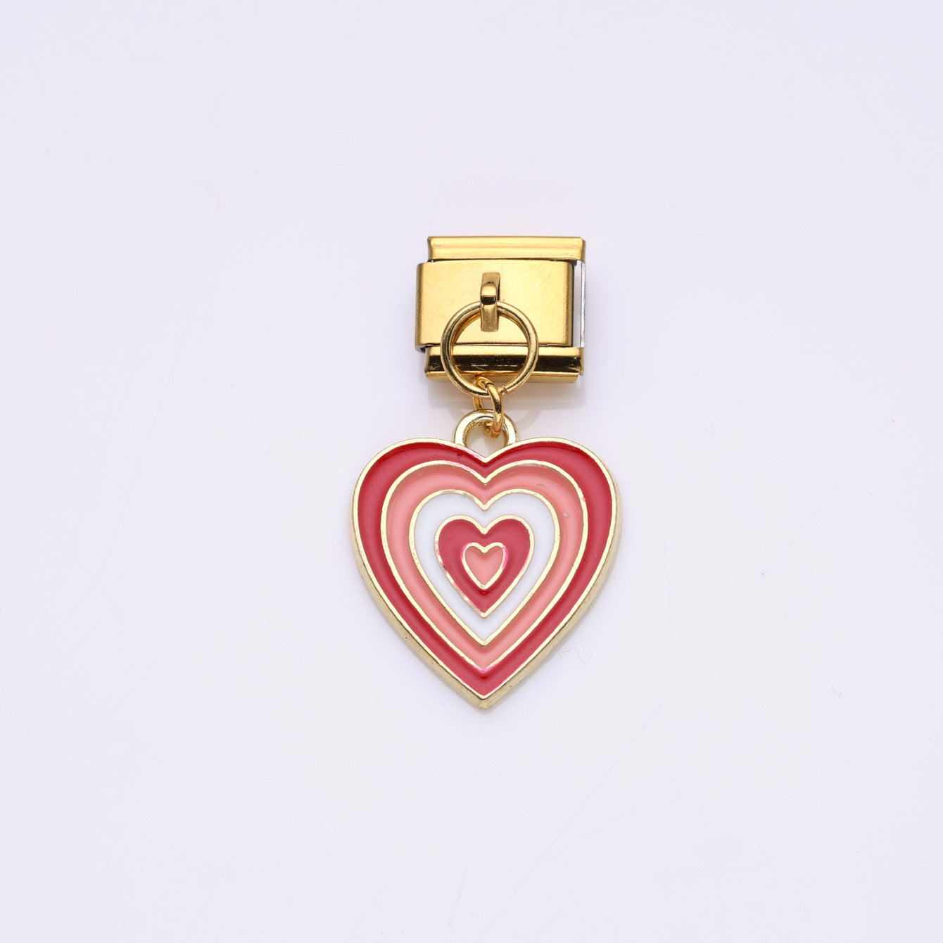 Wholesale 10pcs Italian Charm Bracelet 9mm DIY Splicing Creative Pattern Pendant Stainless Steel Composable Bracelet