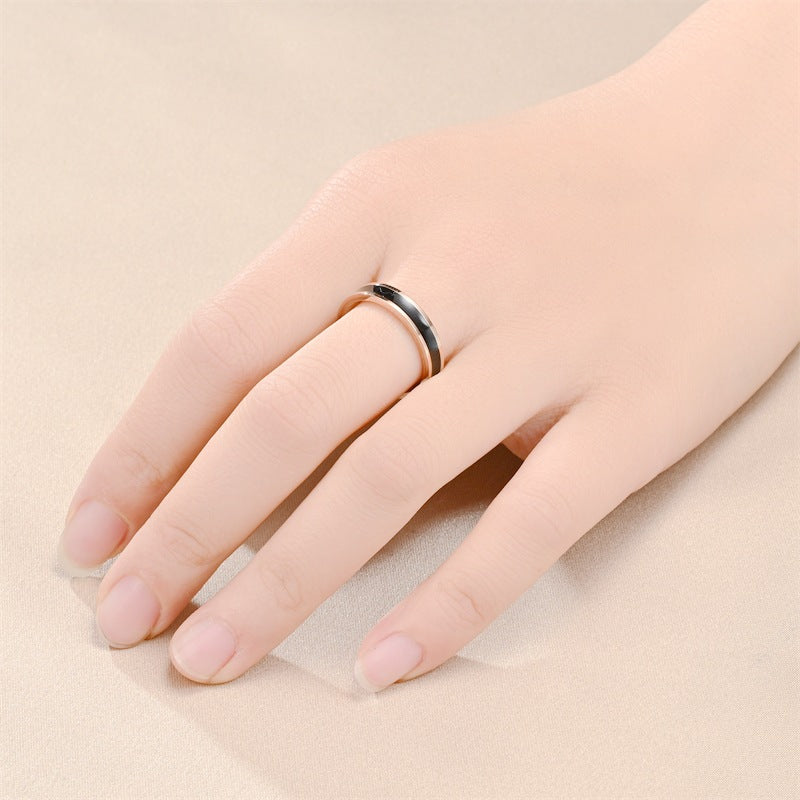 Wholesale Oil-Drip Titanium Steel Ring