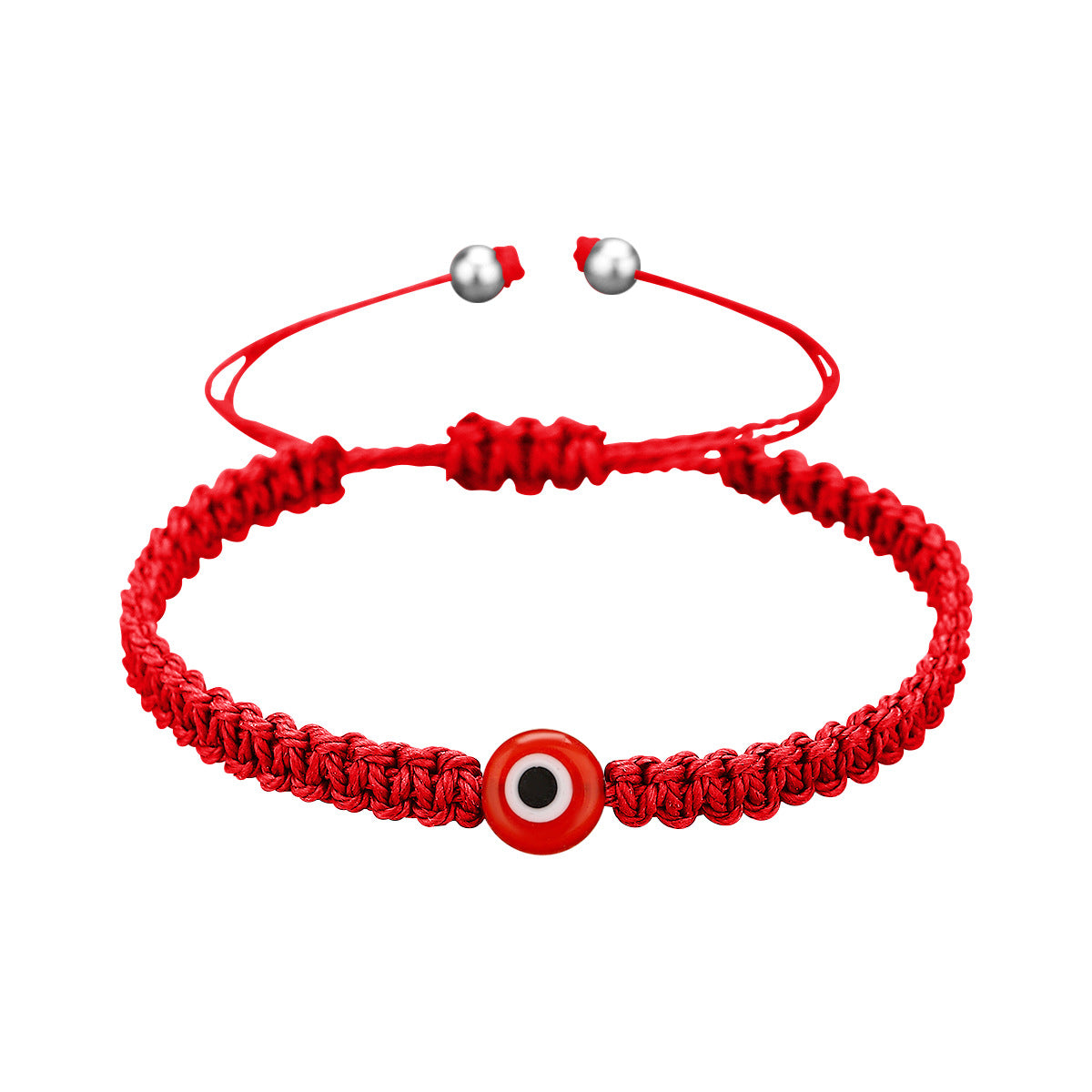 Wholesale Fashion Accessory Handmade Evil Eye Bracelet Adjustable Red Rope Unisex Glass Jewelry For Boutique Resale