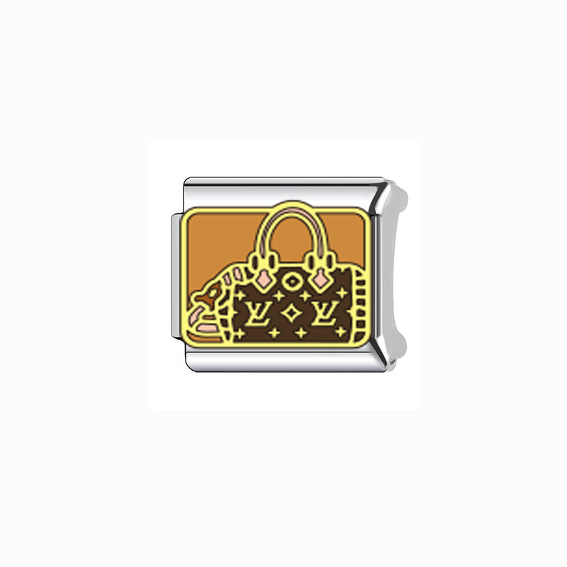 Wholesale Italian Charm Bracelet 9mm DIY Splicing Removable Creative Pattern Stainless Steel Composable Bracelet