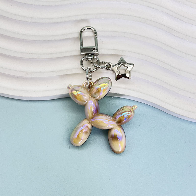 Wholesale Acrylic  Balloon Dog Keychains