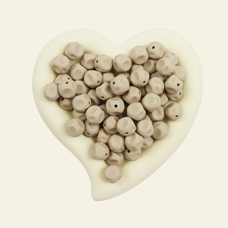 Wholesale 100pcs 15mm Irregular Silicone Beads DIY for Beadable ACC-BDS-JIaHao003