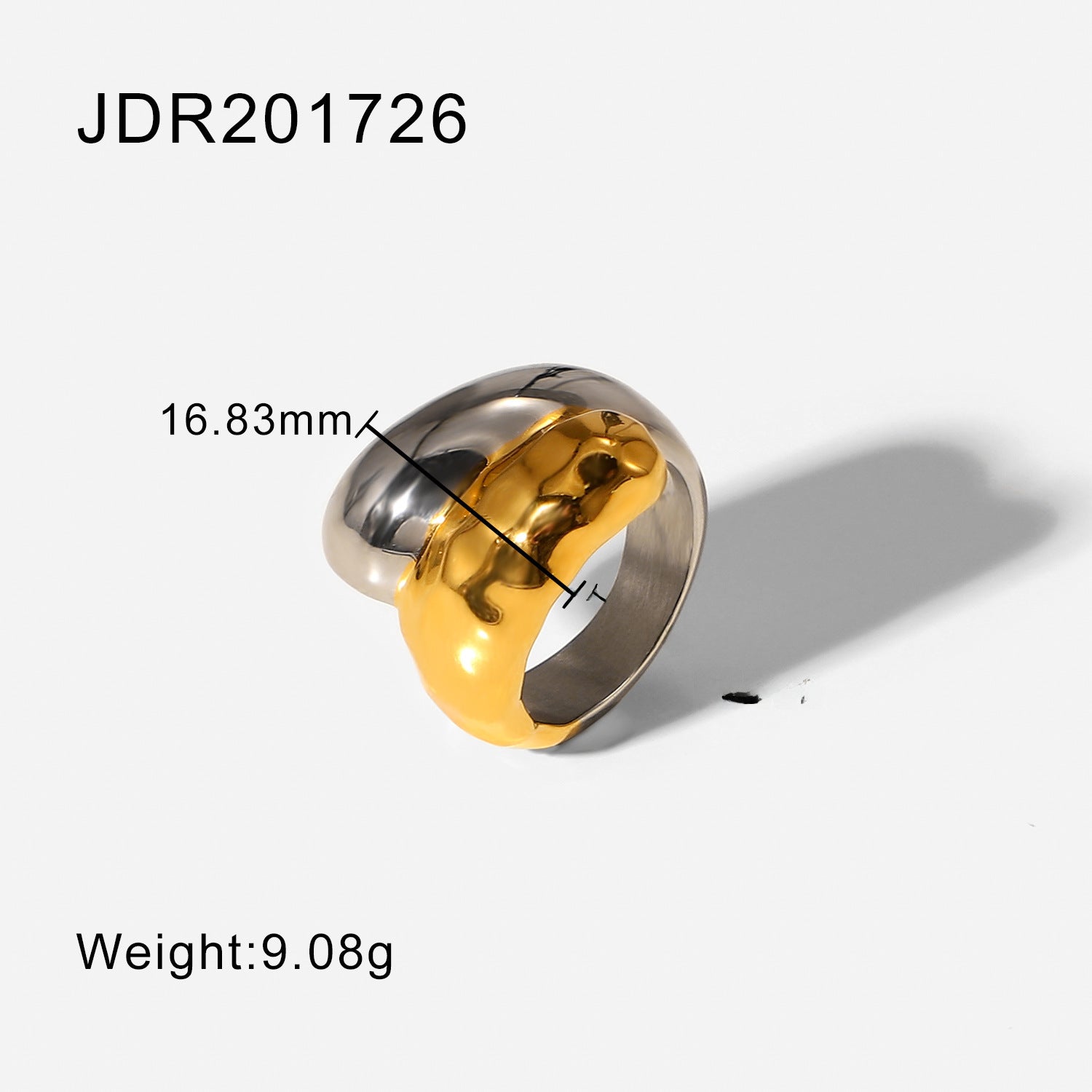 Wholesale  stainless steel flower ring