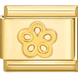 Wholesale 10pcs Italian Charm Bracelet 9mm DIY Splicing Removable Gold Series Stainless Steel Composable Bracelet