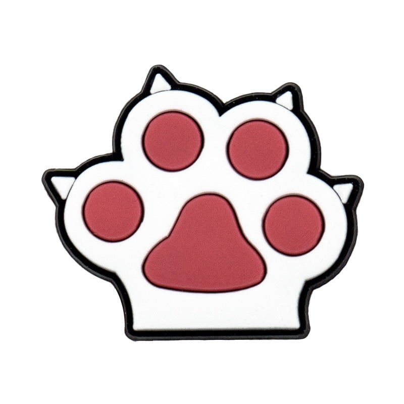 Wholesale 100pcs Random Cat Claw Shoes Accessories Shoes Charms