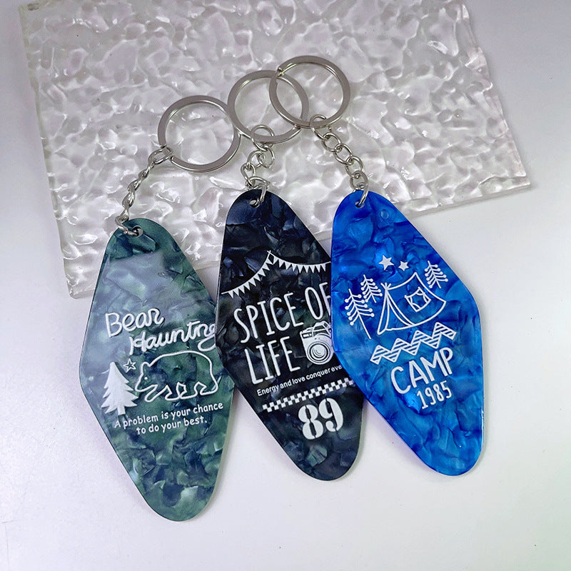 Wholesale  Creative Acrylic Diamond  Keychain