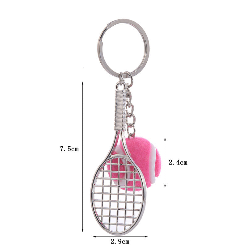 Wholesale  Badminton Tennis Keychain