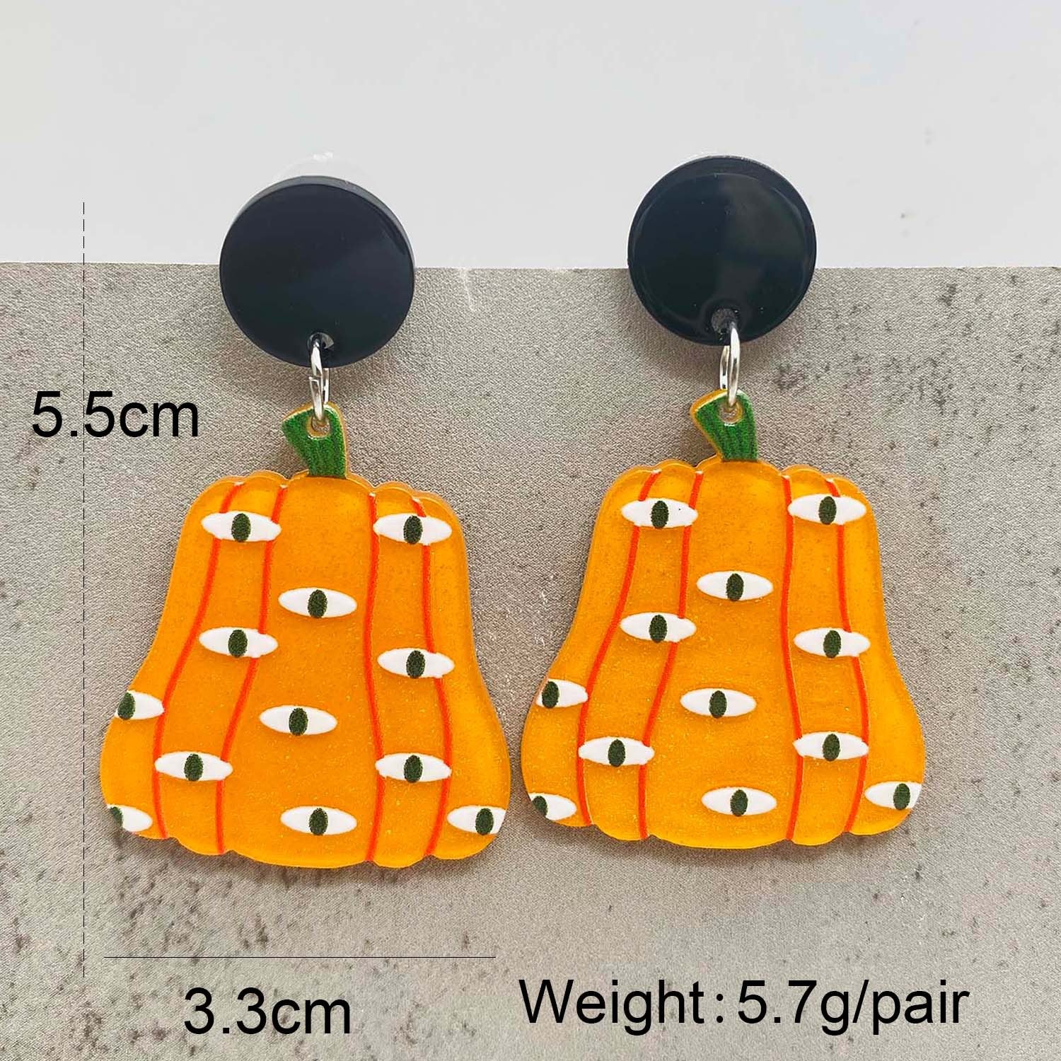 Wholesale Halloween Earrings Cat Ghost Pumpkin Strawberry Eyeball Acrylic Earrings ACC-ES-ChenY016