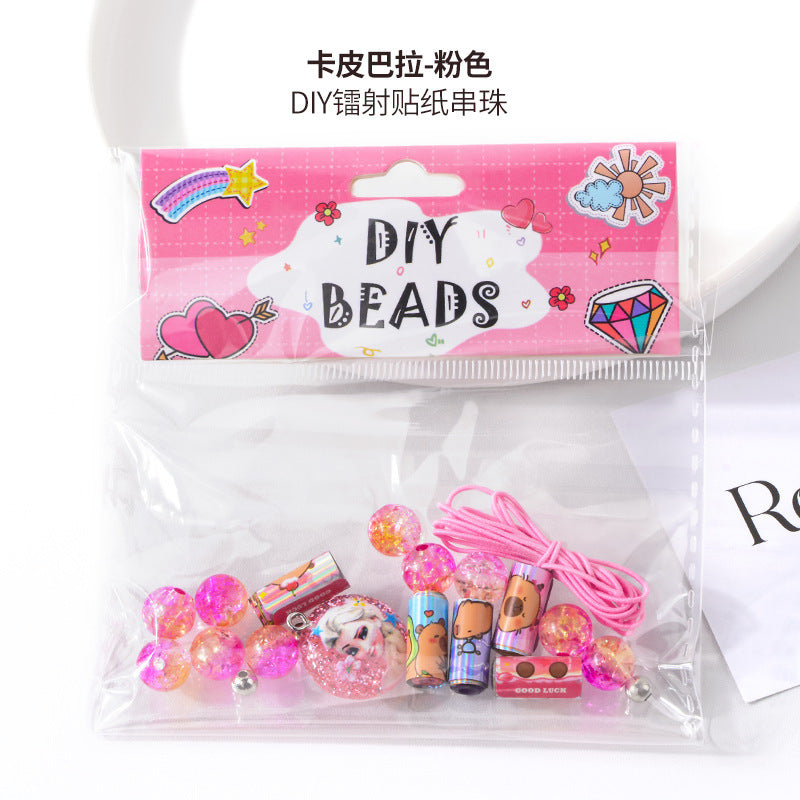 Wholesale 5pcs Stickers  Beads  Stickers Beads Bracelet