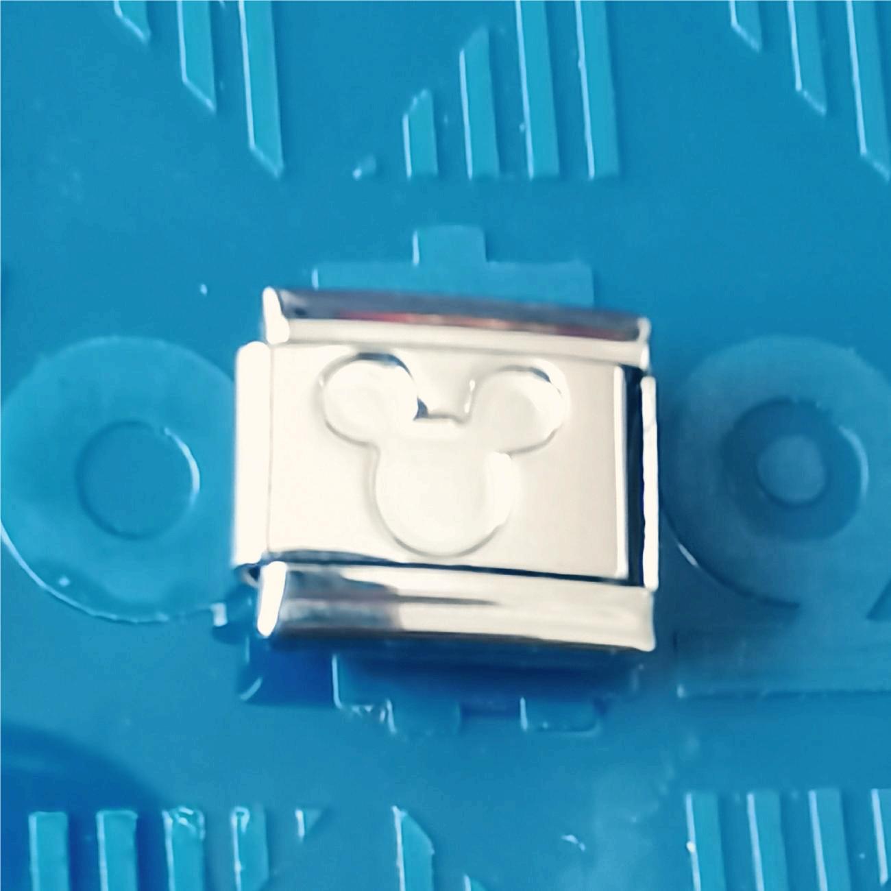 Wholesale Italian Charm Bracelet 9mm DIY Splicing Removable Stainless Steel Coconut Tree Composable Bracelet ACC-BT-XY053