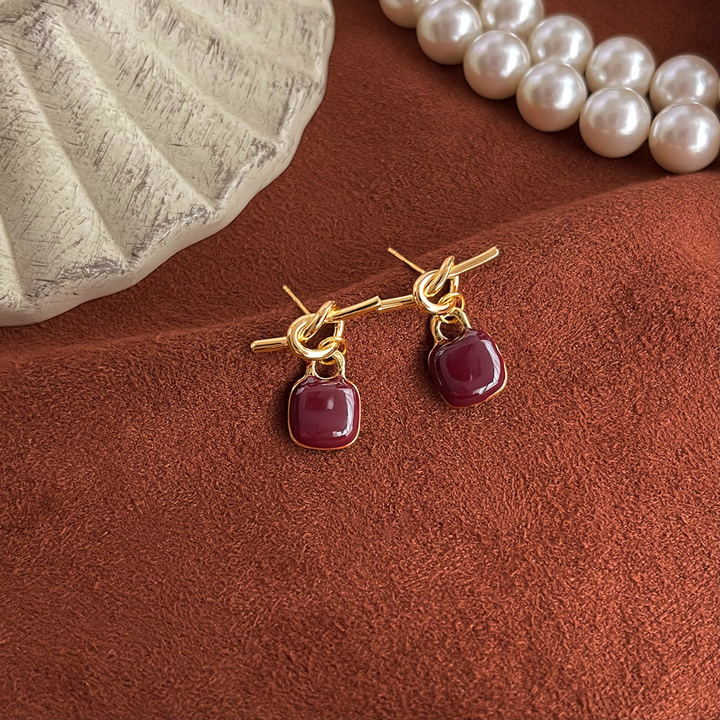 Wholesale Oil Drop Luxury Pearl Earrings