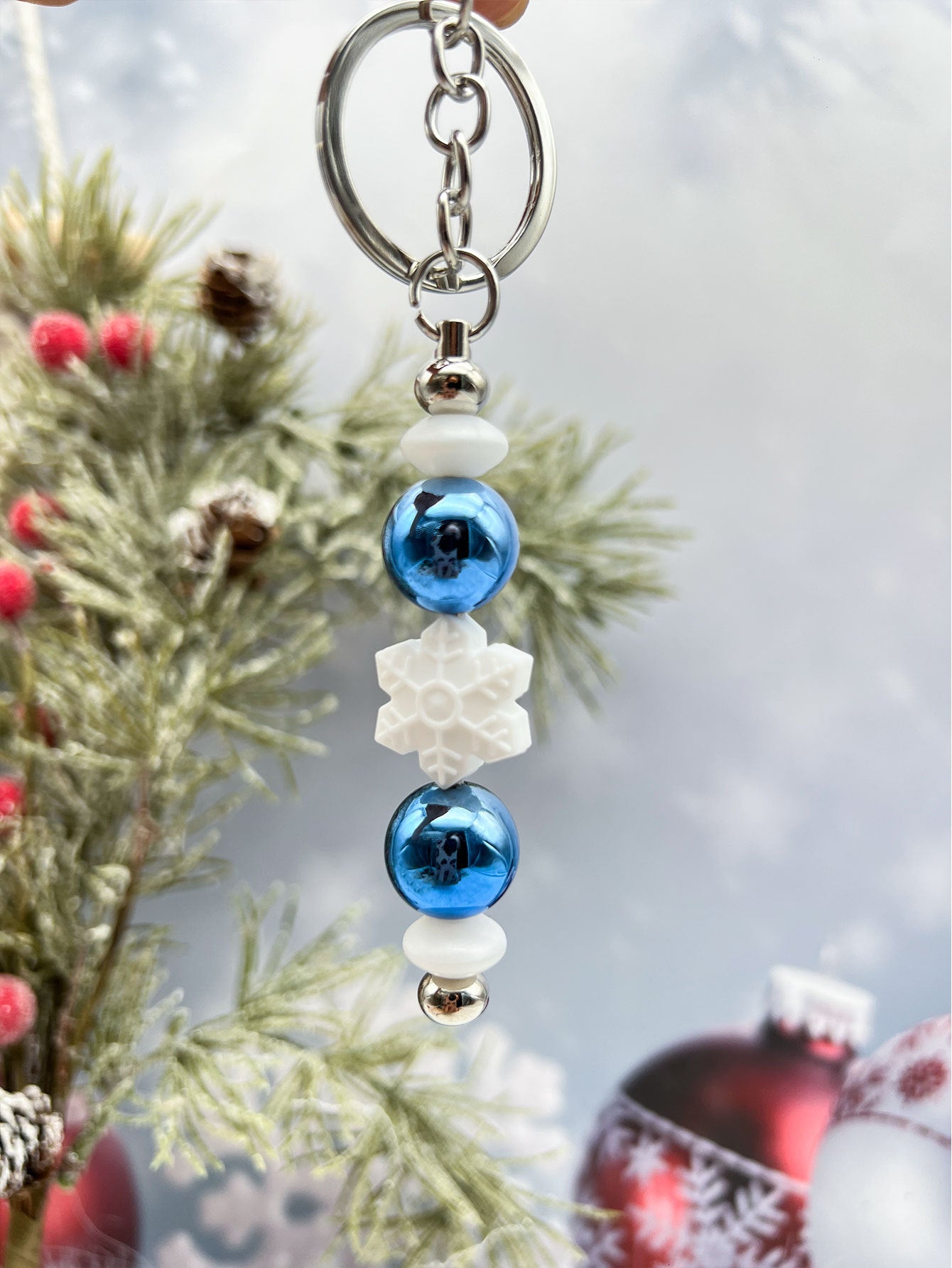 Wholesale Christmas Cartoon Cute Christmas Tree Keychain ACC-KC-JiuYa021