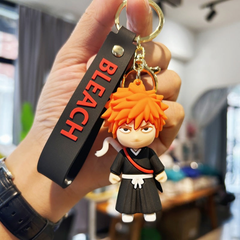 Wholesale Cartoon PVC Soft Glue Keychain ACCVIP-KC-WuY001
