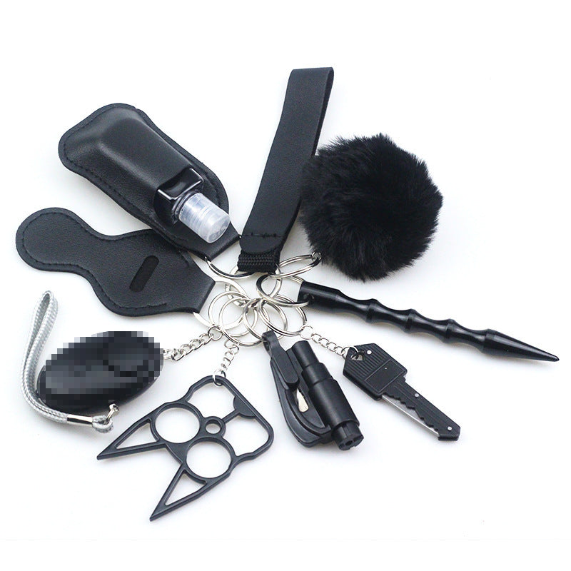 Wholesale Hand Sanitizer Bottle Cover Zinc Alloy Wrist Keychains Set ACC-KC-TMS017