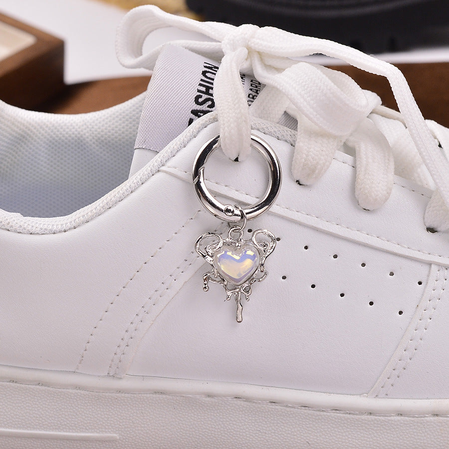 Wholesale Zinc Alloy Vintage Shoe Charm Pair Bag Charm Keychain Resale