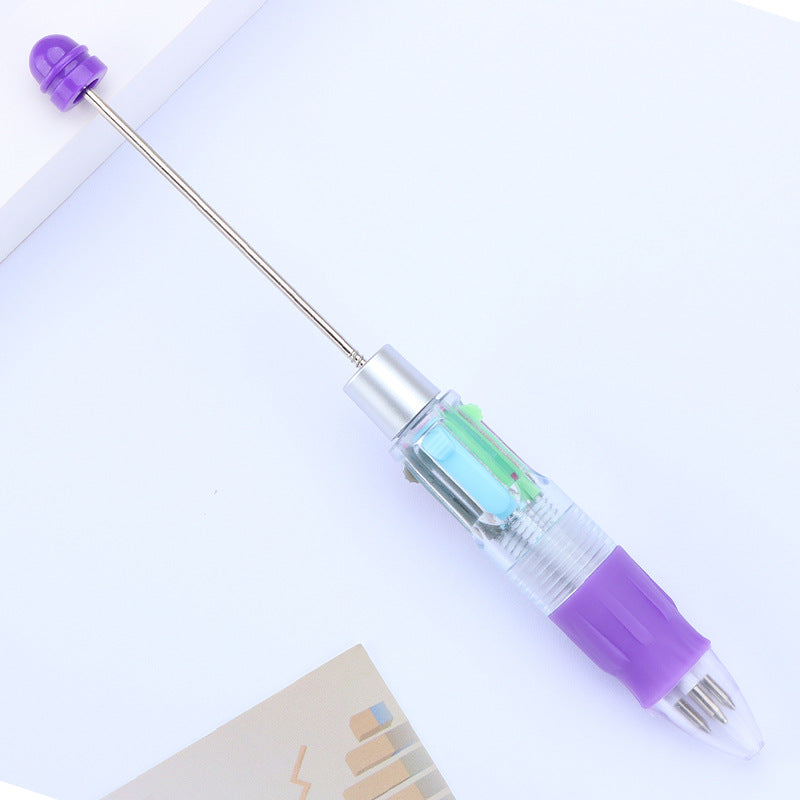 Wholesale Beadable Pens Four-color Refill DIY Beaded Pens ACC-PN-JinBN019