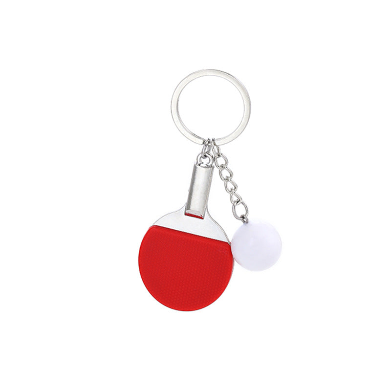 Wholesale Mini minimalist design sense  table tennis keychains
