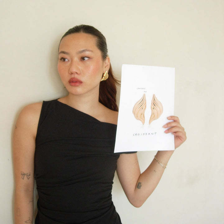 Wholesale 18K gold wings earrings vintage squirrel tail earrings