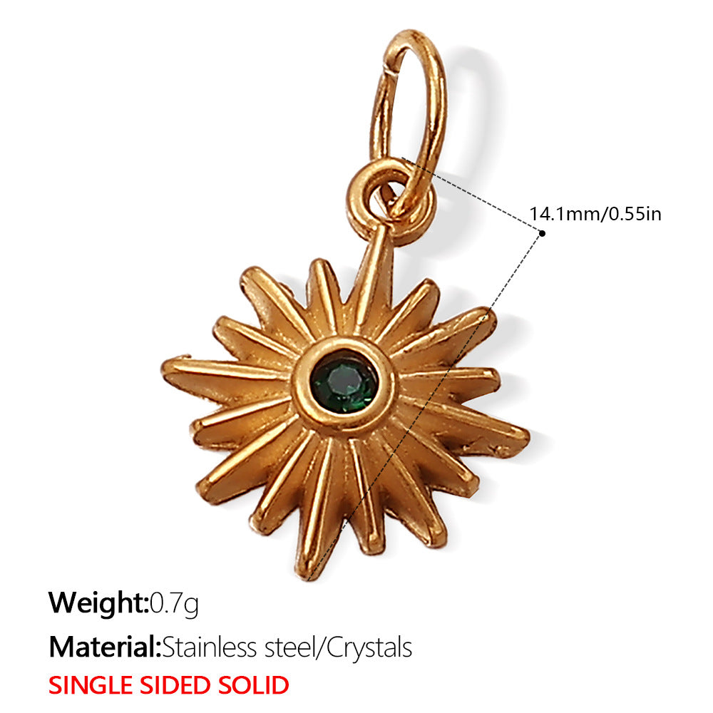 Wholesale Personalized Creative Ins Diamond Star Stainless Steel Pendant