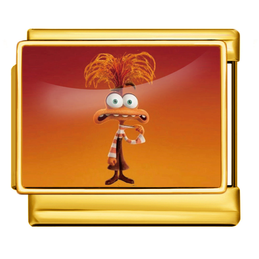 Wholesale  Italian Charm Bracelet 9mm DIY elastic personalized  Creative Stainless Steel Composable Bracelet