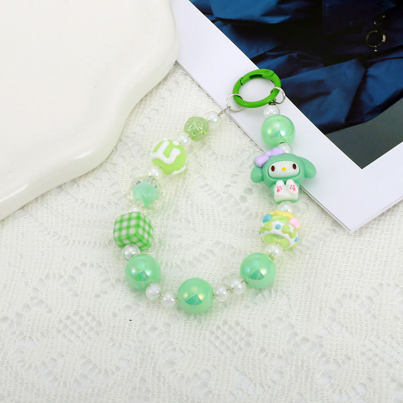 Wholesale cartoon hand-painted beaded Keychains  ACCVIP