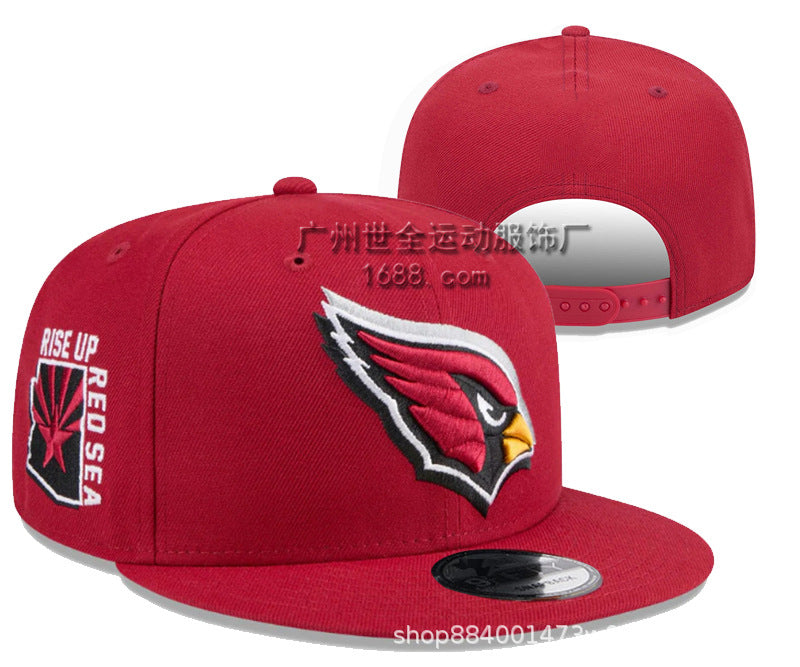 Wholesale Football Cap Embroidery Baseball Cap Flat Brim Hat ACCVIP-HT-ShiQuan001