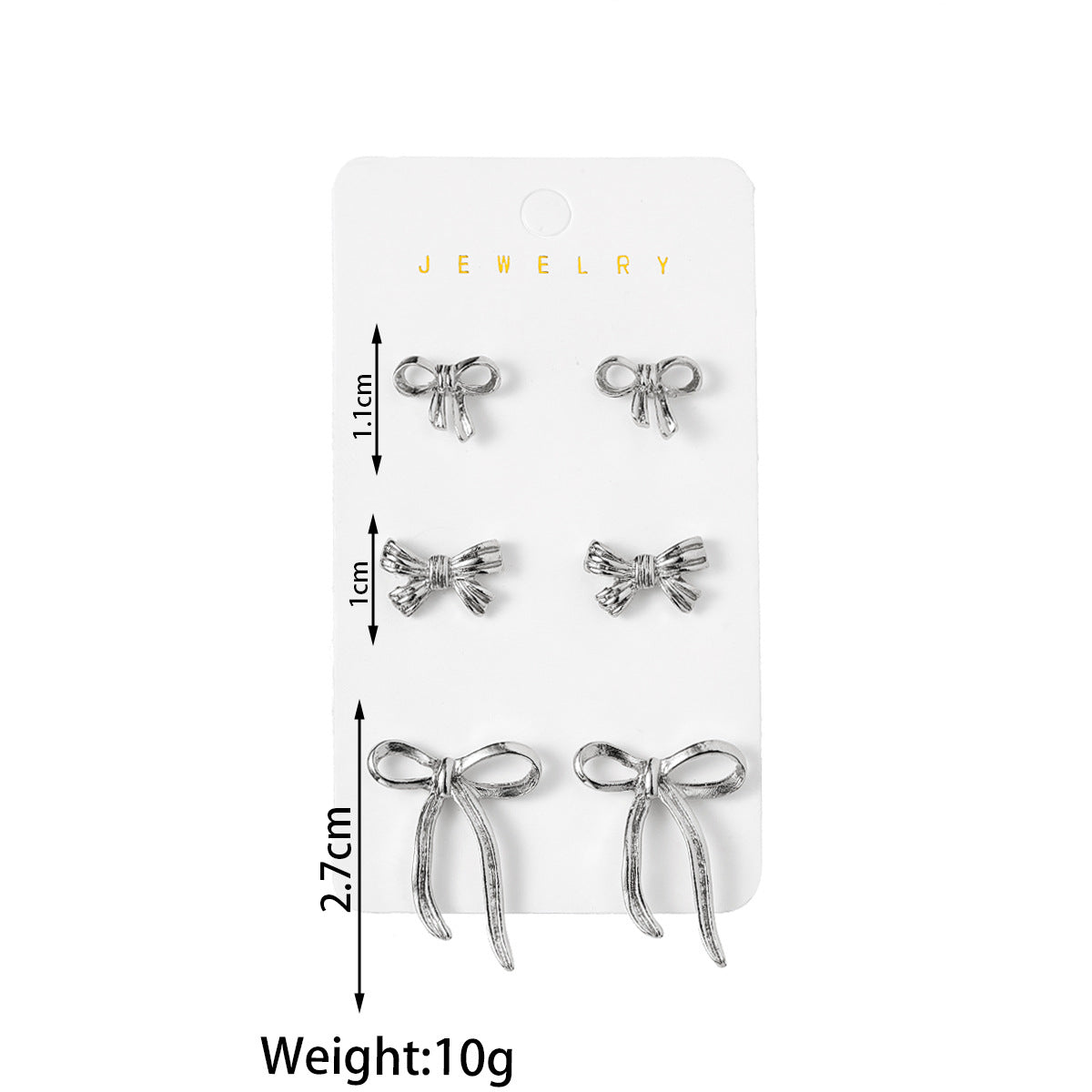 Wholesale  Alloy Bow Multi-Piece  Women's Earrings Set