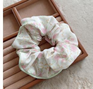 Wholesale satin dot large hair tie