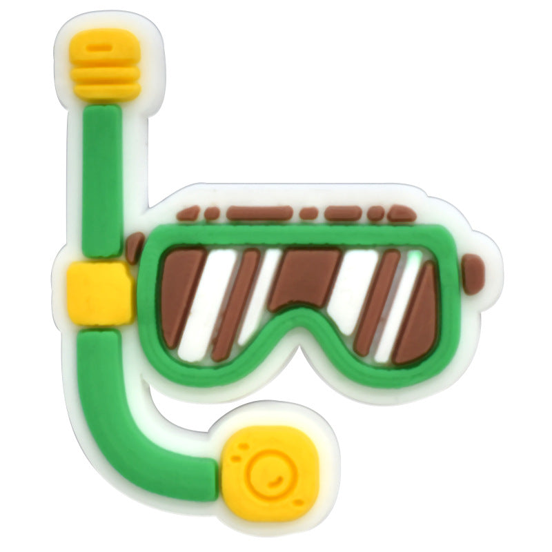 Wholesale Random 100pcs Beach Vacation Series Shoes Accessories Shoes Charms