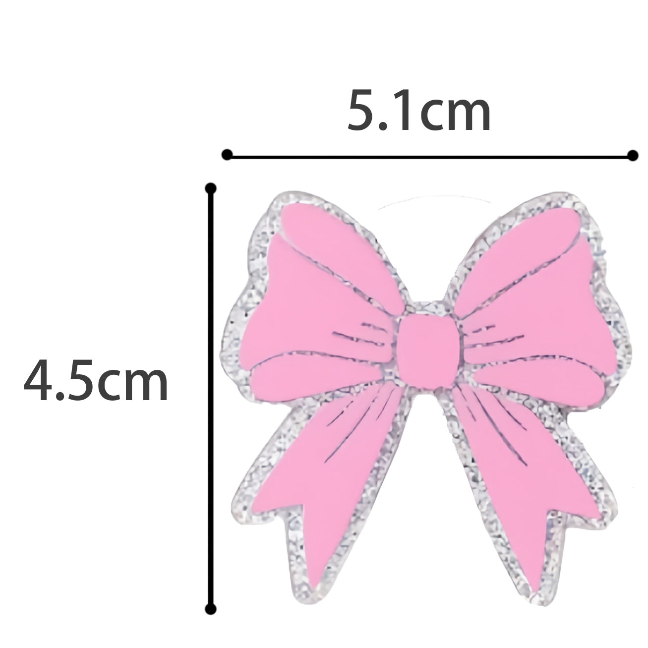Wholesale Acrylic Retractable Badge Reel Glitter Heart Design Nurse ID Holder