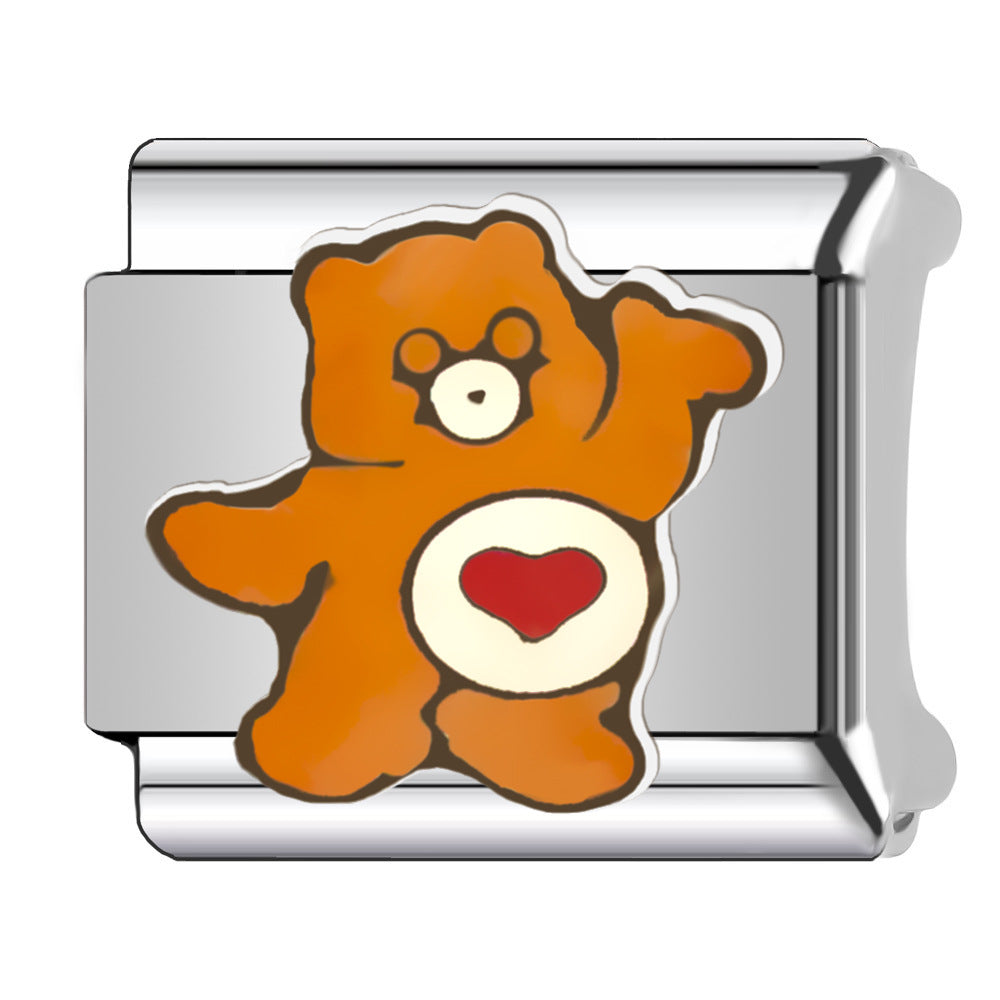 Wholesale  Italian Charm Bracelet 9mm DIY Splicing  Creative Stainless Steel Composable Bracelet