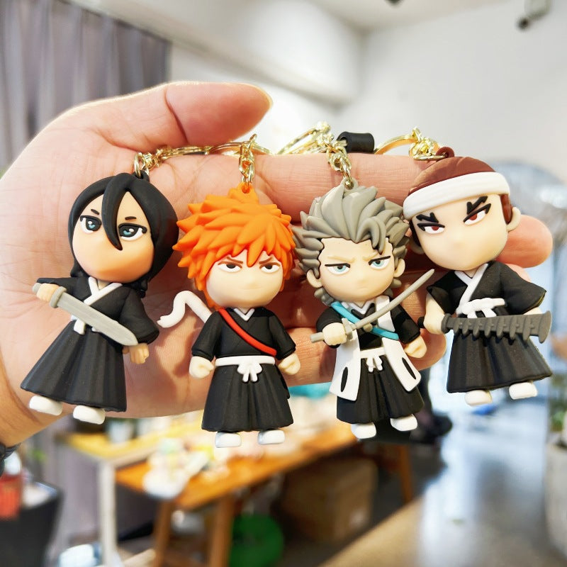 Wholesale Cartoon PVC Soft Glue Keychain ACCVIP-KC-WuY001