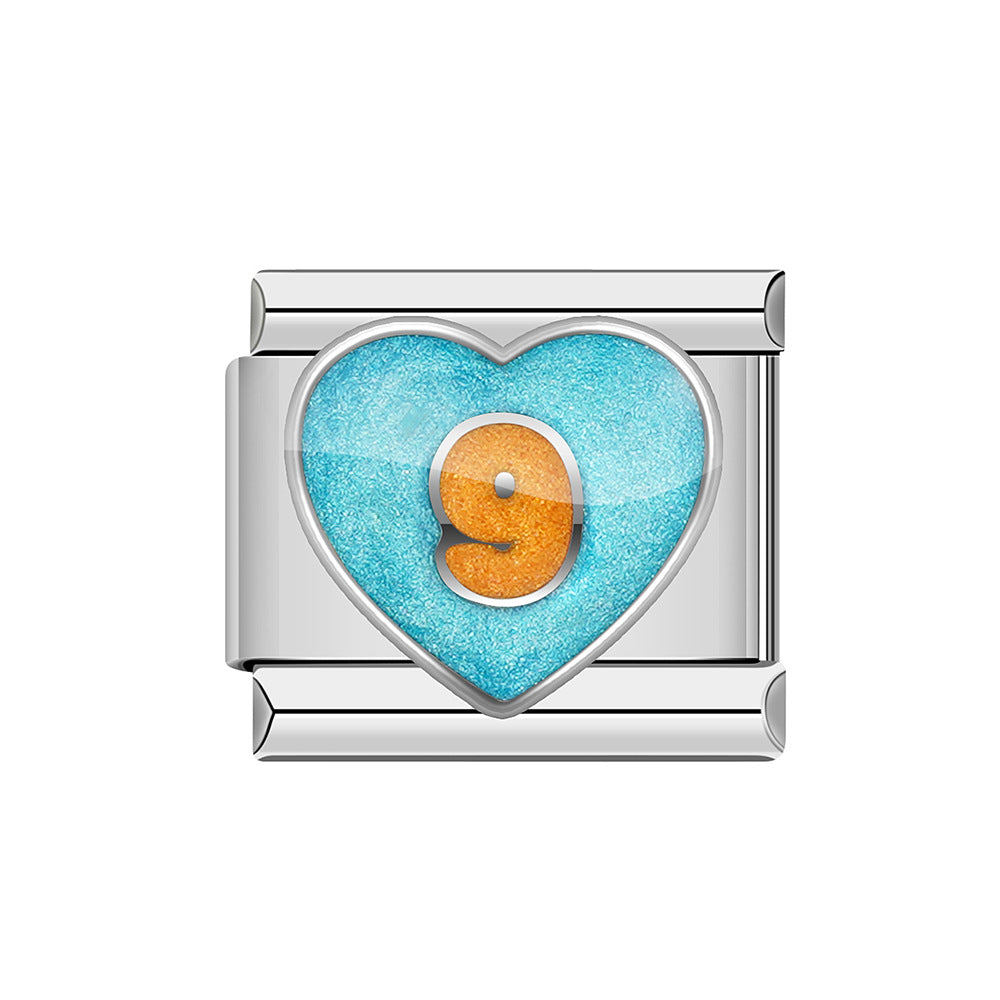 Wholesale Italian Charm Bracelet 9mm DIY Splicing Cute Creative Stainless Steel Composable Bracelet