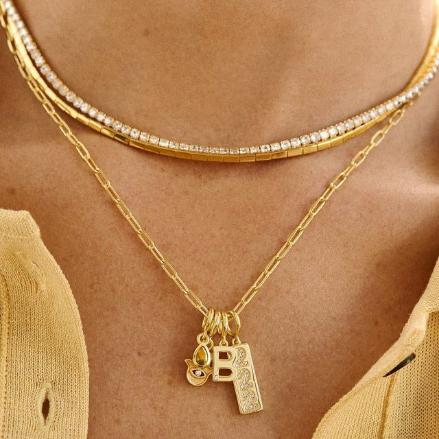 Wholesale 18K letter pendant
