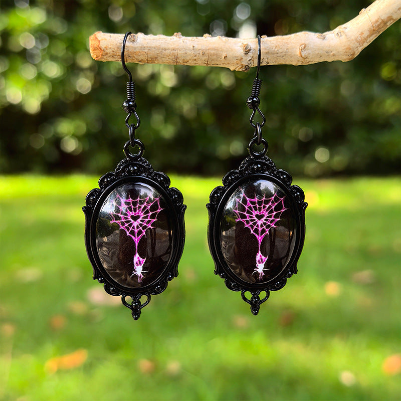 Wholesale Popular Halloween Earrings Retro Dark Series Spider Style Creative Earrings